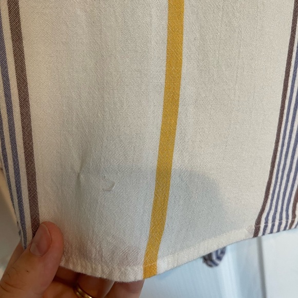 A.N.A Short Sleeve Classic Striped Relaxed Fit Button Down - Picture 6 of 8